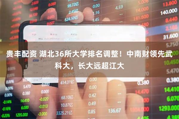 贵丰配资 湖北36所大学排名调整！中南财领先武科大，长大远超江大